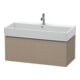 Duravit Waschtischunterschrank L-Cube 98,4x 45,9cm, lei, 1 Auszug, wandhängend-1