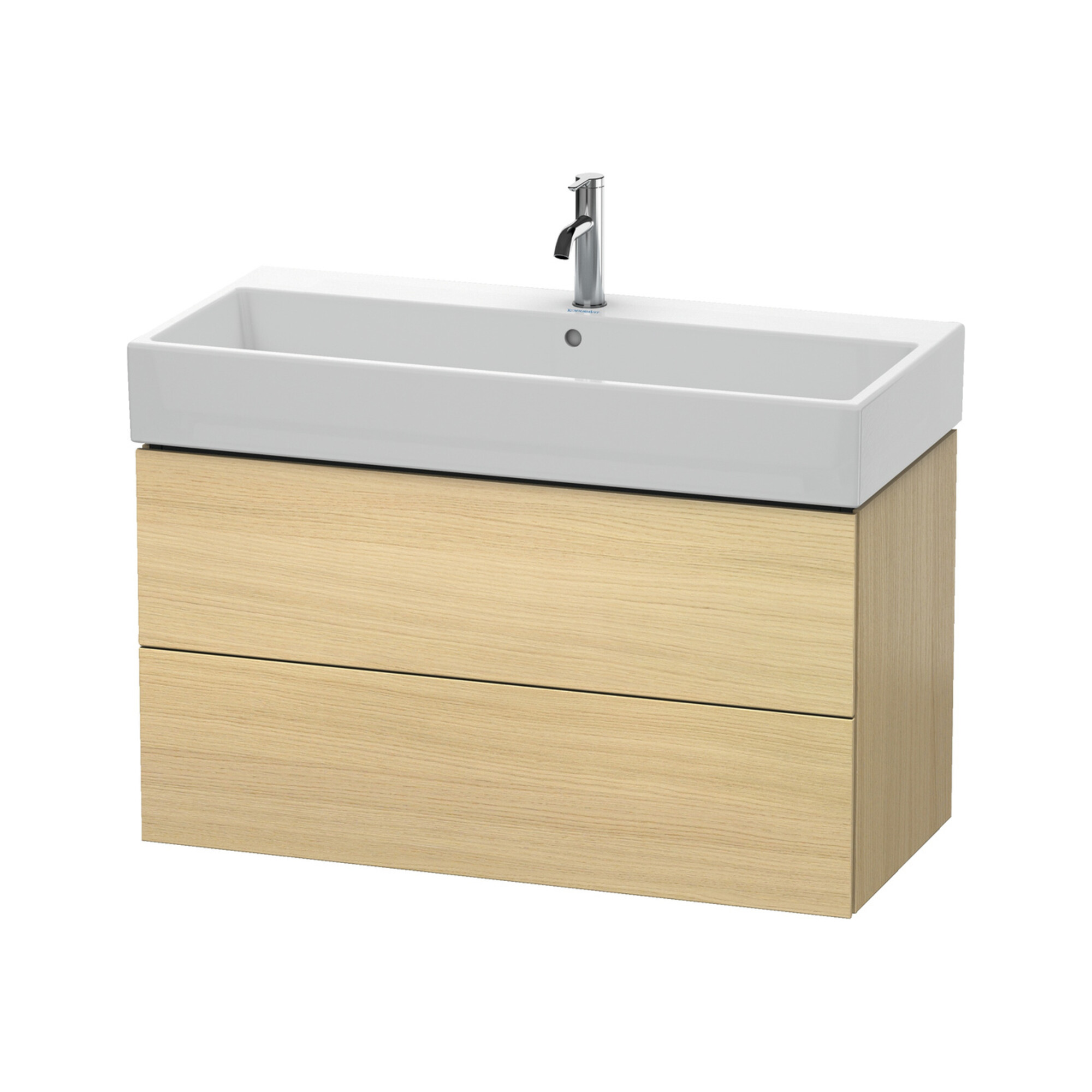 Duravit Waschtischunterschrank L-Cube 98,4x 45,9cm, med. Ei, 2 Schub., wandhängend