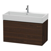 Duravit Waschtischunterschrank L-Cube 98,4x 45,9cm, N geb., 2 Schub., wandhängend