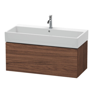 Duravit Waschtischunterschrank L-Cube 98,4x 45,9cm, Nussb dkl., 1 Ausz., wandhängend