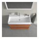 Duravit Waschtischunterschrank L-Cube 98,4x 45,9cm, Nussb Nat, 2 Schub., wandhängend-5