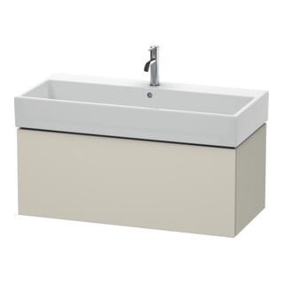 Duravit Waschtischunterschrank L-Cube 98,4x 45,9cm, Tau matt, 1 Ausz., wandhängend
