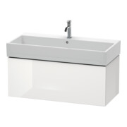 Duravit Waschtischunterschrank L-Cube 98,4x 45,9cm, we. hgl, 1 Ausz., wandhängend
