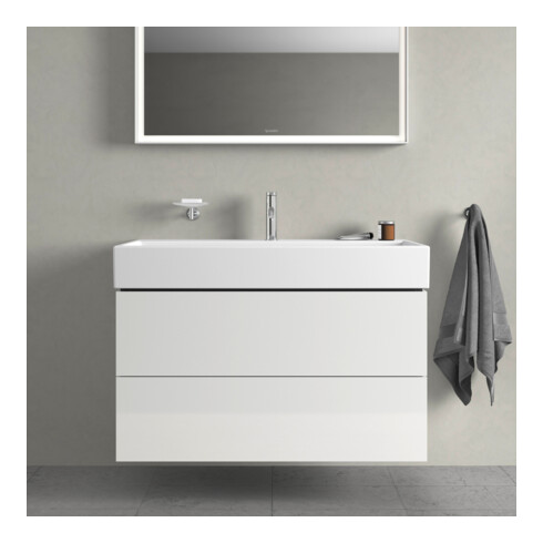 Duravit Waschtischunterschrank L-Cube 98,4x 45,9cm, we. hgl, 2 Schub., wandhängend