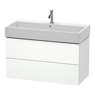 Duravit Waschtischunterschrank L-Cube 98,4x 45,9cm, we. ma, 2 Schub., wandhängend
