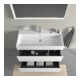 Duravit Waschtischunterschrank L-Cube 98,4x 45,9cm, we. ma, 2 Schub., wandhängend