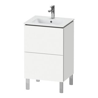 Duravit Waschtischunterschrank L-Cube Compact 52x42,1x70,4cm, 2 Ausz., steh., we. matt