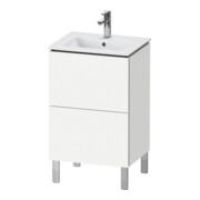 Duravit Waschtischunterschrank L-Cube Compact 52x42,1x70,4cm, 2 Ausz., steh., we. matt