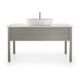 Duravit Waschtischunterschrank Luv 133,8x57x74,3cm, 1 AZ, st, st-gr s-matt-1