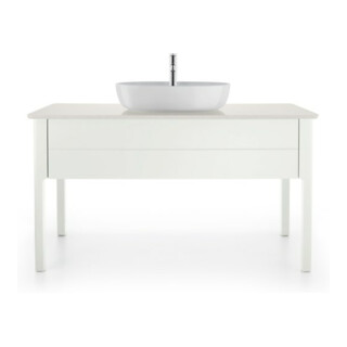 Duravit Waschtischunterschrank Luv 133,8x57x74,3cm, 1 AZ, steh., we s-matt