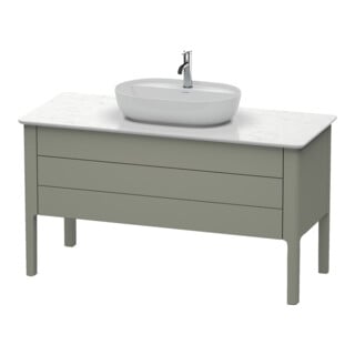 Duravit Waschtischunterschrank Luv 133,8x57x74,3cm, 1 Lad, 1 AZ, st, st-g m