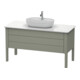 Duravit Waschtischunterschrank Luv 133,8x57x74,3cm, 1 Lad, 1 AZ, st, st-g m-1
