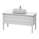 Duravit Waschtischunterschrank Luv 133,8x57x74,3cm, 1 Lad, 1 AZ, st, st-g m-4