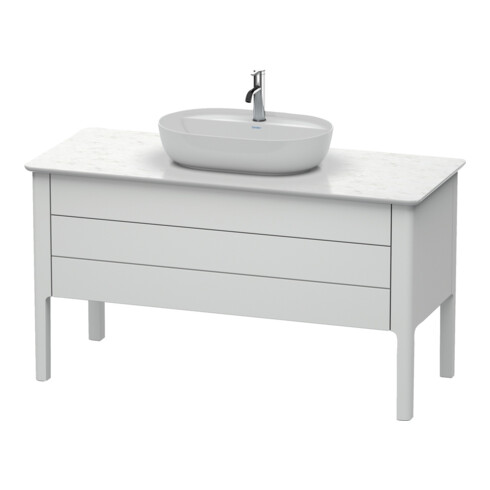 Duravit Waschtischunterschrank Luv 133,8x57x74,3cm, 1 Lad, 1 AZ, st, st-g m