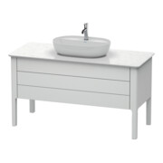 Duravit Waschtischunterschrank Luv 133,8x57x74,3cm, 1 Lad, 1 AZ, st, st-g m-4