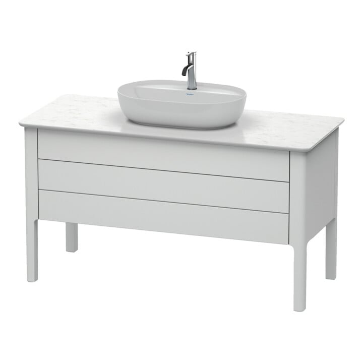 Duravit Waschtischunterschrank Luv 133,8x57x74,3cm, 1 Lad, 1 AZ, st, st-g m