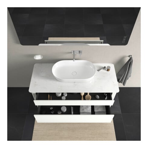 Duravit Waschtischunterschrank Luv 133,8x57x74,3cm, 1 Lad, 1 AZ, st, w m