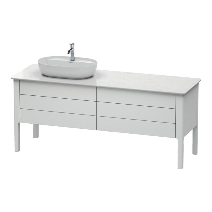 Duravit Waschtischunterschrank Luv 173,3x57cm, 2 La, 2 AZ, st, li, bl m