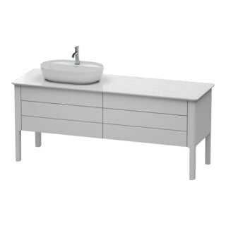 Duravit Waschtischunterschrank Luv 173,3x57cm, 2 La, 2 AZ, st, li, No w m