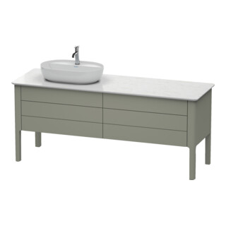 Duravit Waschtischunterschrank Luv 173,3x57cm, 2 La, 2 AZ, st, li, st-g m