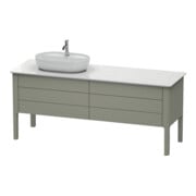 Duravit Waschtischunterschrank Luv 173,3x57cm, 2 La, 2 AZ, st, li, st-g m