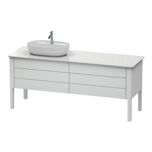 Duravit Waschtischunterschrank Luv 173,3x57cm, 2 La, 2 AZ, st, li, st-g m