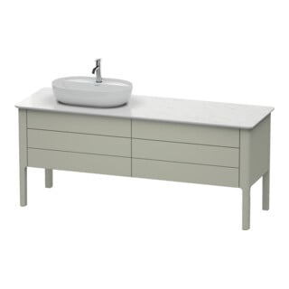Duravit Waschtischunterschrank Luv 173,3x57cm, 2 La, 2 AZ, st, li, T s-matt