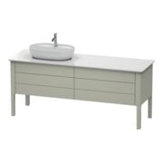 Duravit Waschtischunterschrank Luv 173,3x57cm, 2 La, 2 AZ, st, li, T s-matt