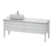 Duravit Waschtischunterschrank Luv 173,3x57cm, 2 La, 2 AZ, st, r, we s-matt-4
