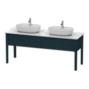 Duravit Waschtischunterschrank Luv 173,3x57x74,3cm, 2 AZ, st, blau s-matt