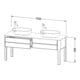 Duravit Waschtischunterschrank Luv 173,3x57x74,3cm, 2 AZ, st, blau s-matt-4