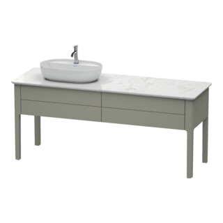 Duravit Waschtischunterschrank Luv 173,3x57x74,3cm, 2 AZ, st, L, st-g m