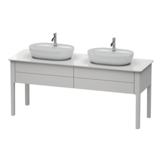 Duravit Waschtischunterschrank Luv 173,3x57x74,3cm, 2 AZ, st, No we s-matt