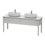 Duravit Waschtischunterschrank Luv 173,3x57x74,3cm, 2 AZ, st, No we s-matt