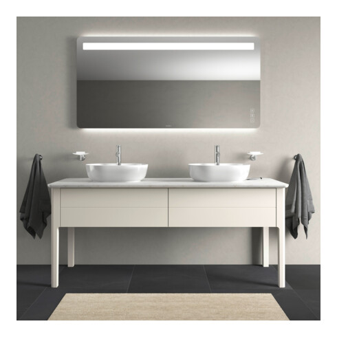 Duravit Waschtischunterschrank Luv 173,3x57x74,3cm, 2 AZ, st, No we s-matt