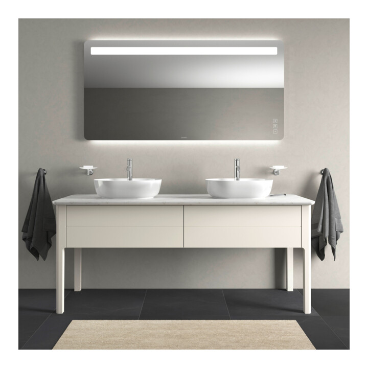 Duravit Waschtischunterschrank Luv 173,3x57x74,3cm, 2 AZ, st, No we s-matt