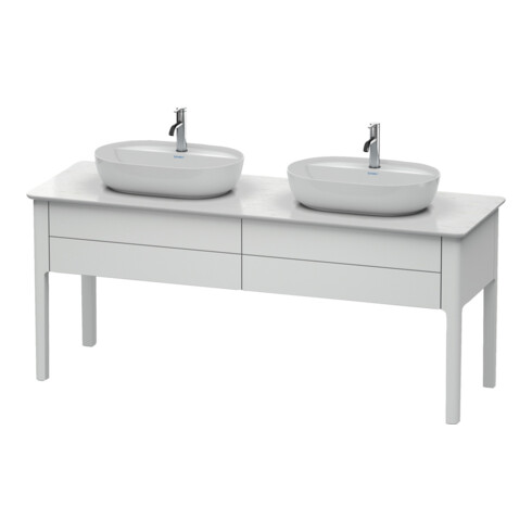 Duravit Waschtischunterschrank Luv 173,3x57x74,3cm, 2 AZ, st, st-g s-matt