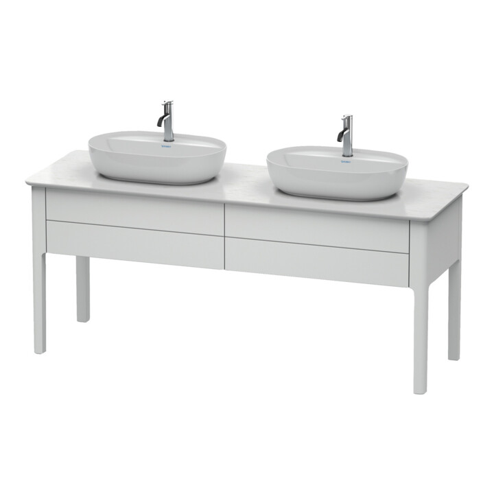 Duravit Waschtischunterschrank Luv 173,3x57x74,3cm, 2 AZ, st, st-g s-matt