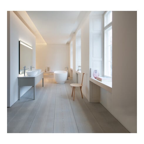 Duravit Waschtischunterschrank Luv 173,3x57x74,3cm, 2 AZ, steh., we s-matt