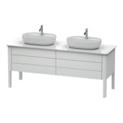 Duravit Waschtischunterschrank Luv 173,3x57x74,3cm, 2 La, 2 AZ, st, st-g m-2