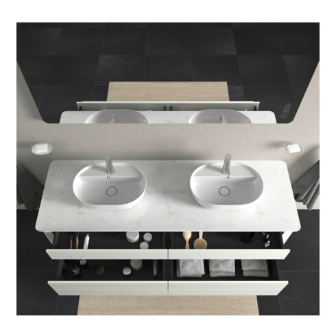 Duravit Waschtischunterschrank Luv 173,3x57x74,3cm, 2 La, 2 AZ, st, w m