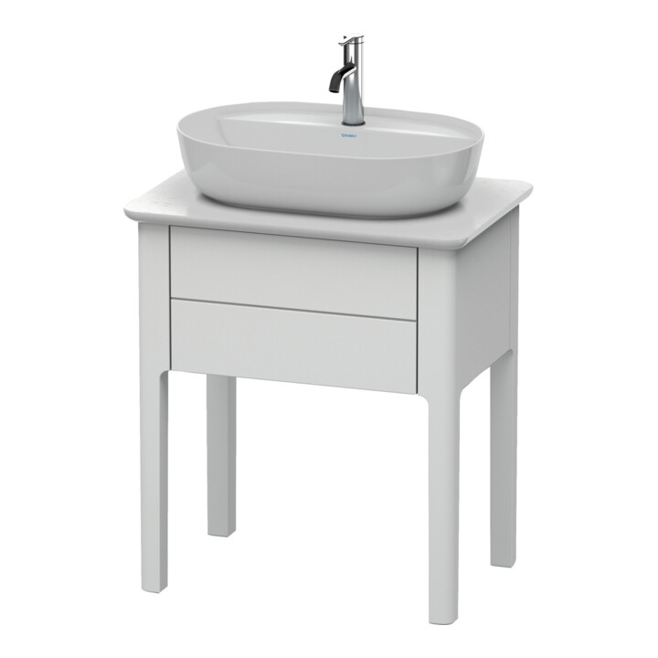 Duravit Waschtischunterschrank Luv 63,8x45x74,3cm, 1 AZ, st, st-gr s-matt