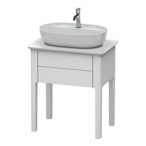 Duravit Waschtischunterschrank Luv 63,8x45x74,3cm, 1 AZ, steh., blau s-matt