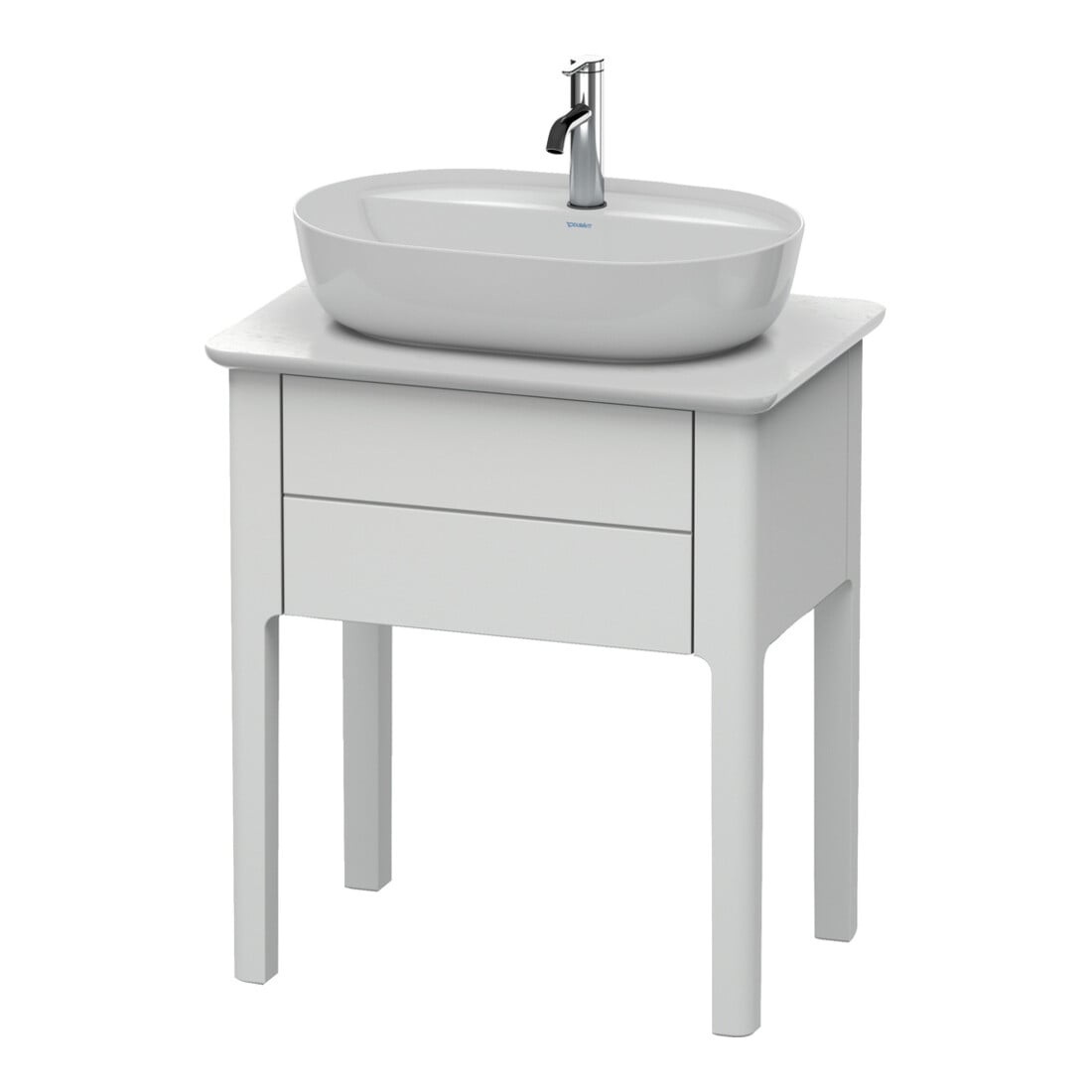 Duravit Waschtischunterschrank Luv 63,8x45x74,3cm, 1 AZ, steh., we s-matt