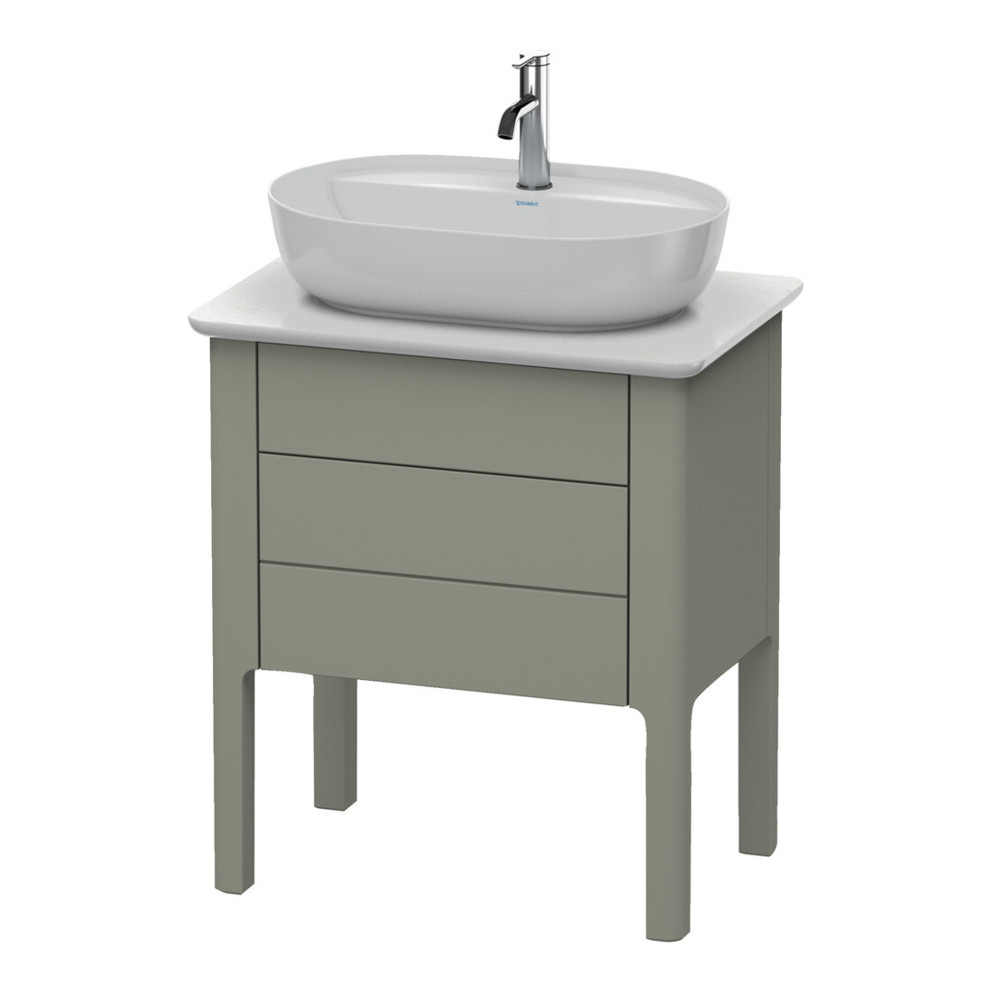Duravit Waschtischunterschrank Luv 63,8x45x74,3cm, 1 Lad, 1 AZ, st, st-gr m