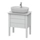 Duravit Waschtischunterschrank Luv 63,8x45x74,3cm, 1 Lad, 1 AZ, st, st-gr m-4