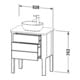 Duravit Waschtischunterschrank Luv 63,8x45x74,3cm, 1 Lad, 1 AZ, st, w m