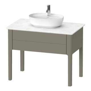 Duravit Waschtischunterschrank Luv 93,8x57x74,3cm, 1 AZ, st, st-g s-matt