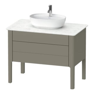 Duravit Waschtischunterschrank Luv 93,8x57x74,3cm, 1 Lad, 1 AZ, st, st-gr m