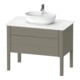 Duravit Waschtischunterschrank Luv 93,8x57x74,3cm, 1 Lad, 1 AZ, st, st-gr m-1